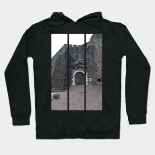 Gorizia, Italy. The castle. It stands between the walls of the ancient village, what medieval sources cite as Upper Land. Friuli Venezia Giulia. Sunny spring afternoon day (vertical) Hoodie